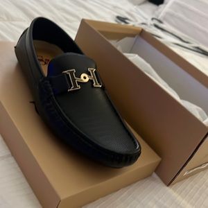 Mens Black Loafers Size 9.5